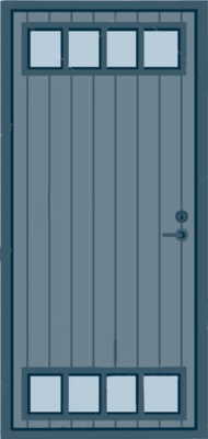 door-blue